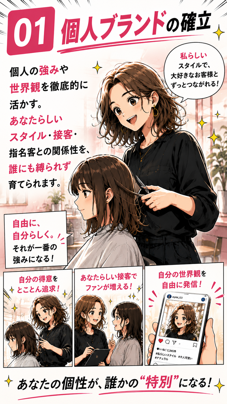 あなたらしく、もっと輝ける環境がここにある！01 個人ブランドの確立